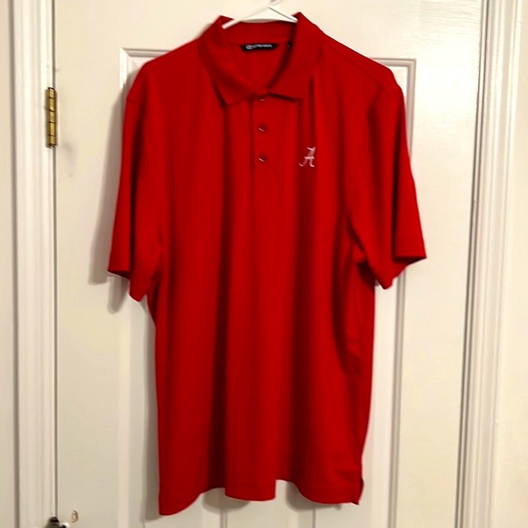 University of Alabama polo - Red - large Like New Cutter and buck - Picture 2 of 7
